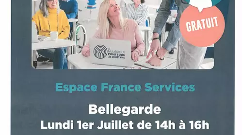 ESPACE FRANCE SERVICES À BELLEGARDE LE LUNDI 1ER JUILLET